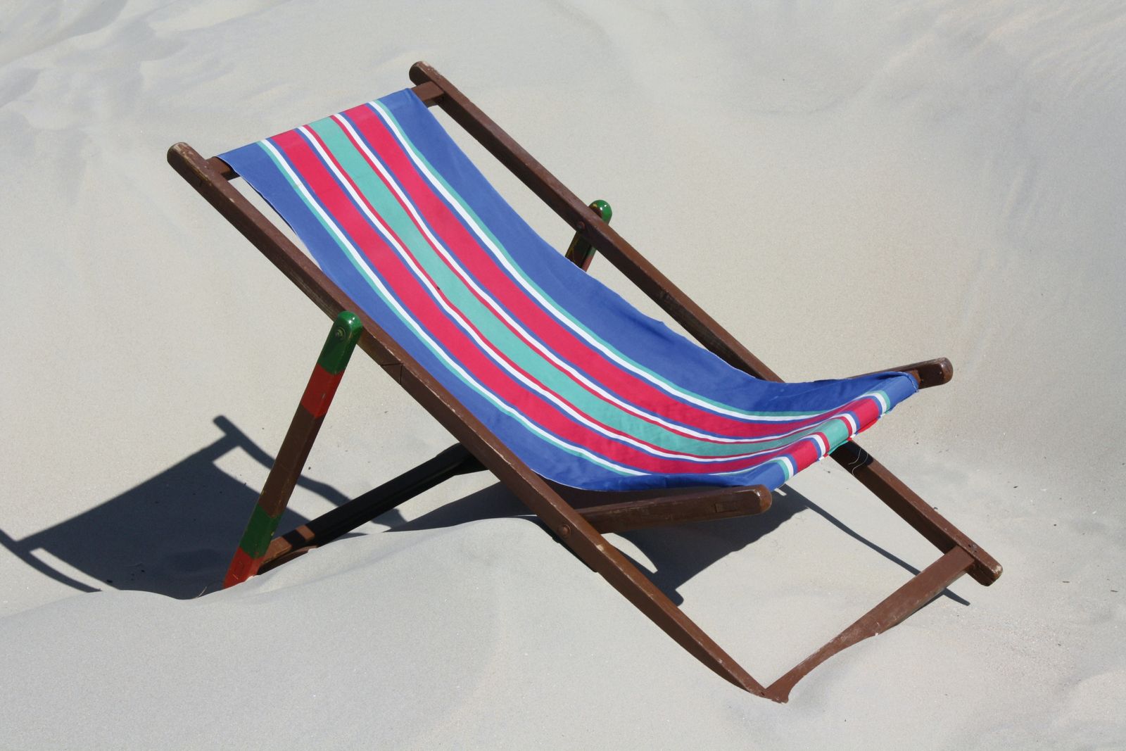 Liegestuhl am Strand