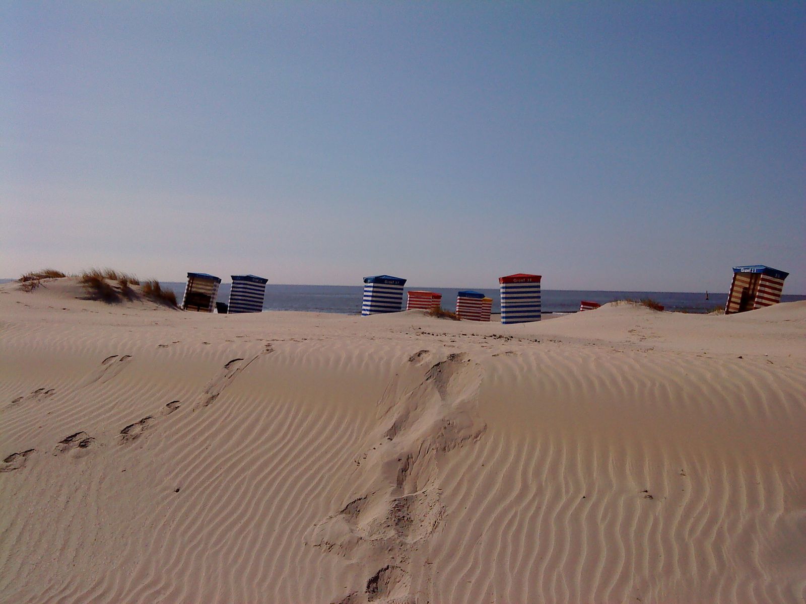 Spuren im Sand