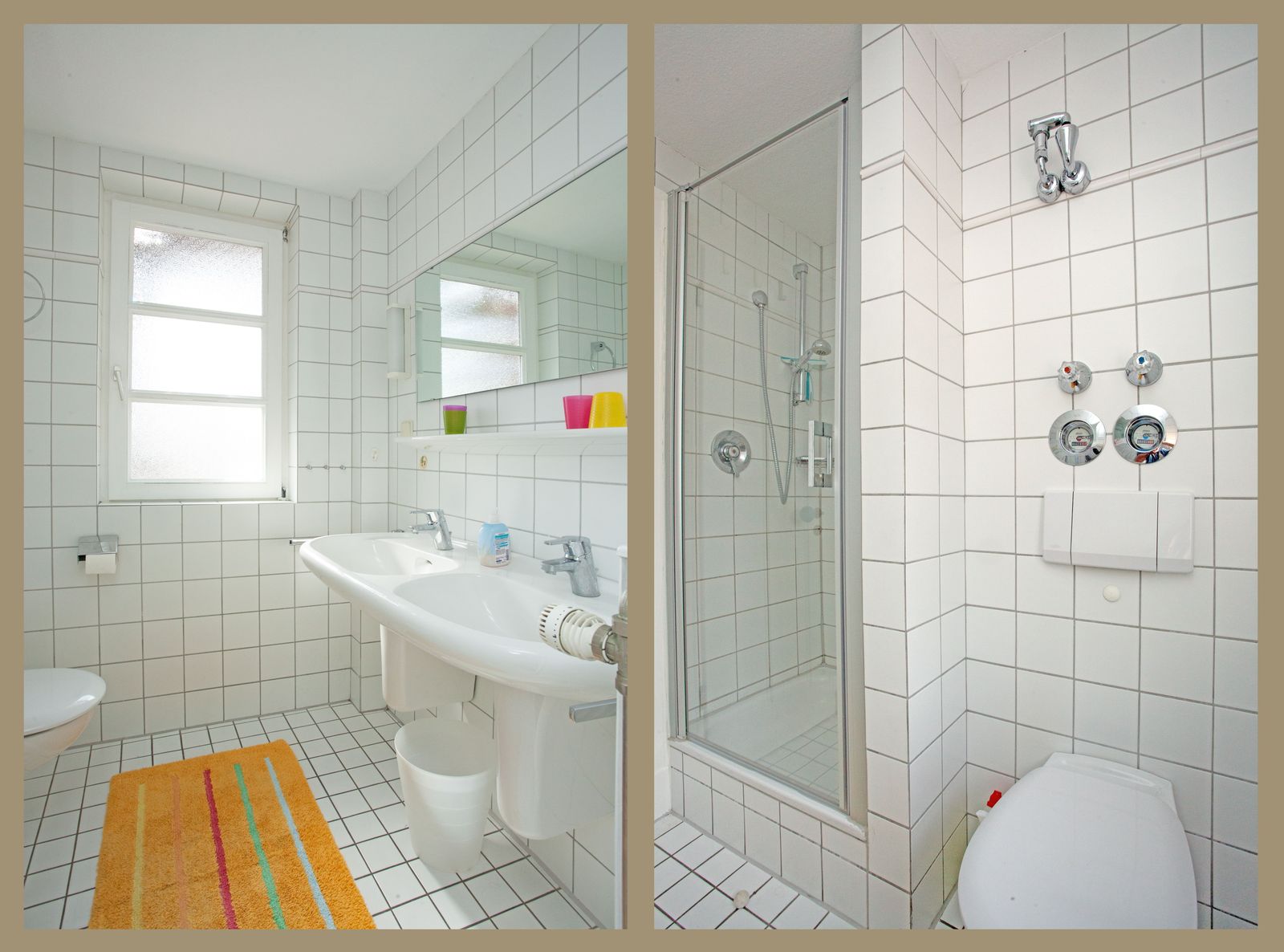 Badezimmer mit Dusche